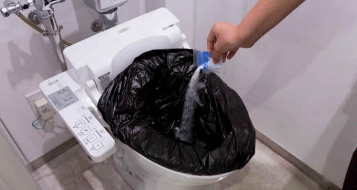 災害時に役立つ簡易トイレ