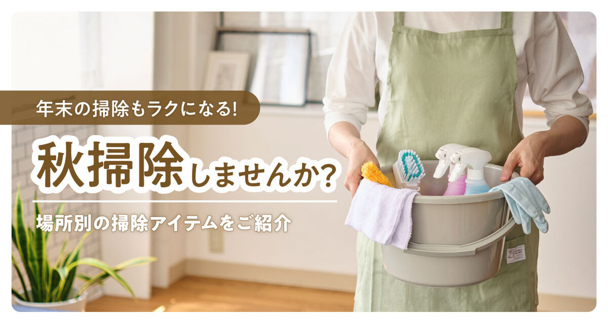 秋掃除のすすめ