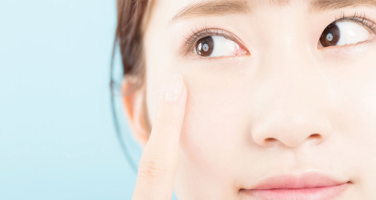 目の周りの乾燥について