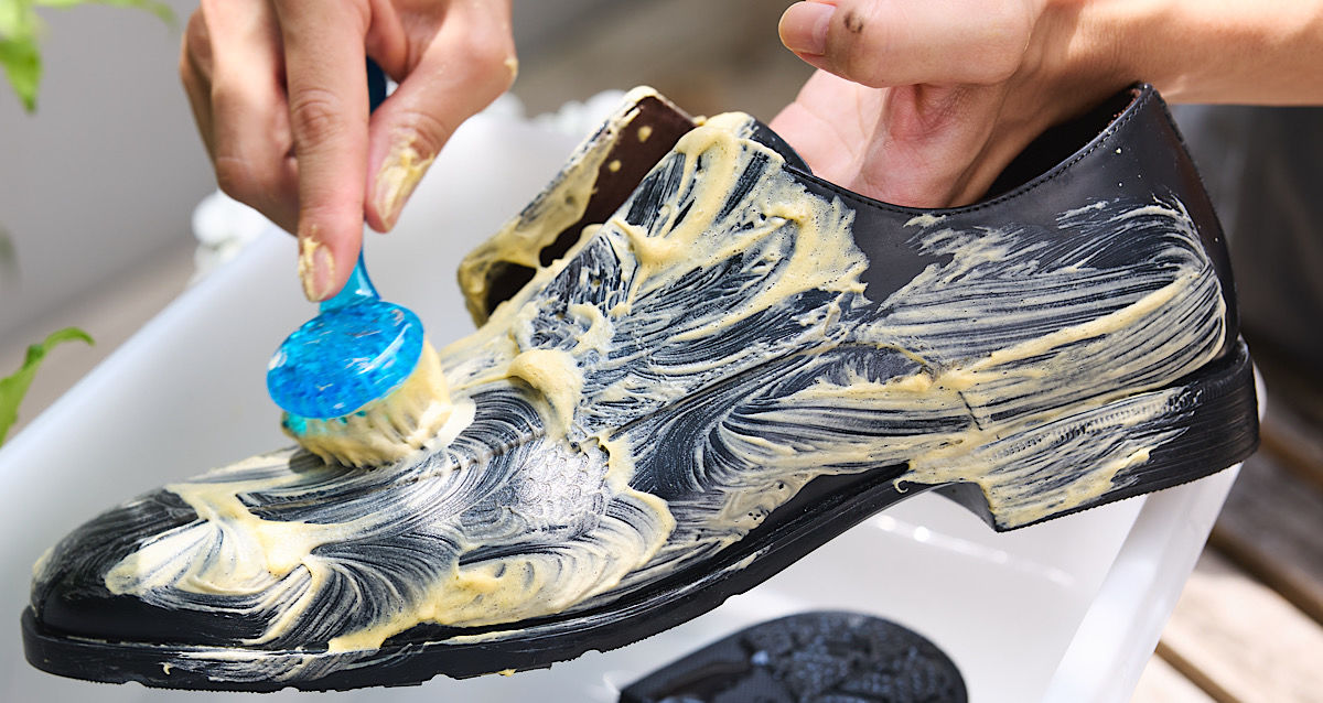 革靴の洗い方