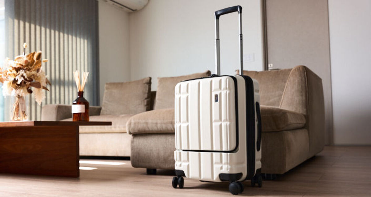 スーツケースフロントオープン