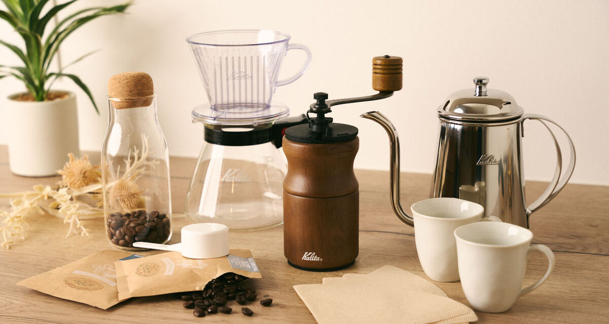 コーヒーをいれる道具