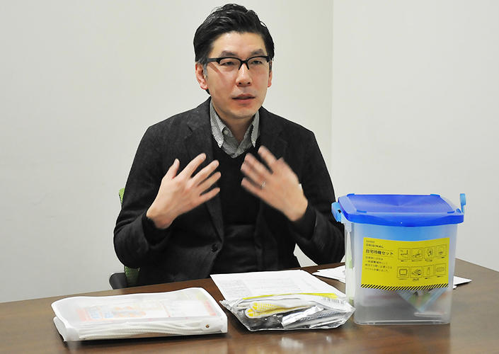 ハンズ 防災用品担当バイヤー 大仲と防災セット