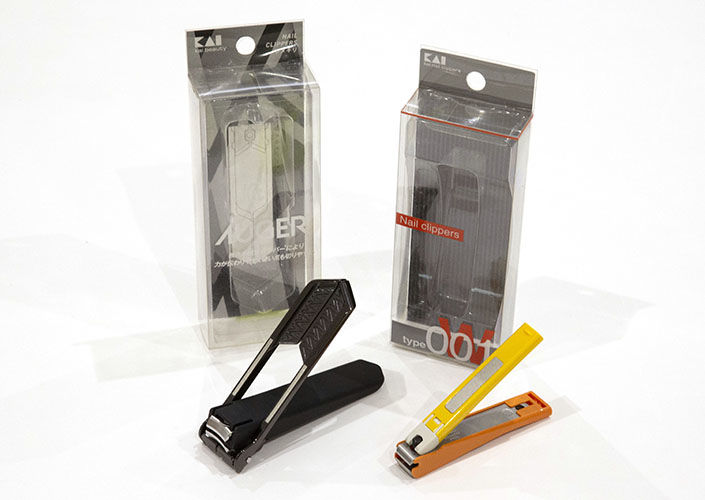 貝印　爪切り　AUGER® ツメキリ M Revolver　 Nail clippers typeW001(オレンジ)