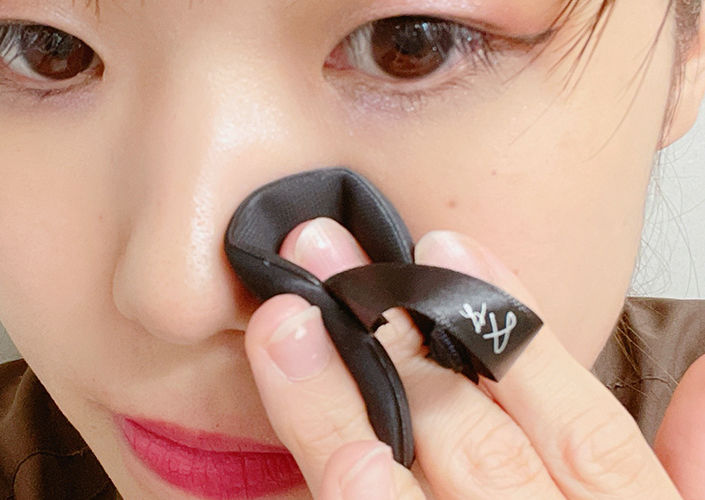 小鼻周りのファンデーションの塗り方