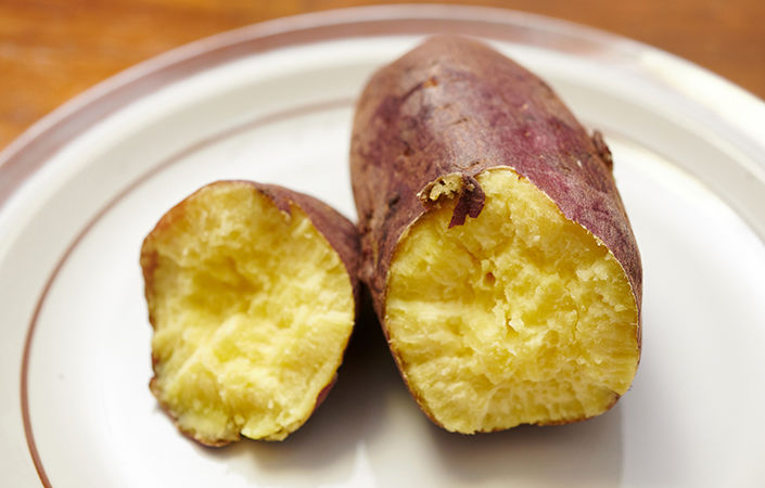 オーブントースターで焼いた焼き芋
