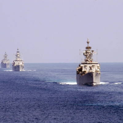 Blue Photocentric Minimalist Indian Navy Day Instagram Post.png