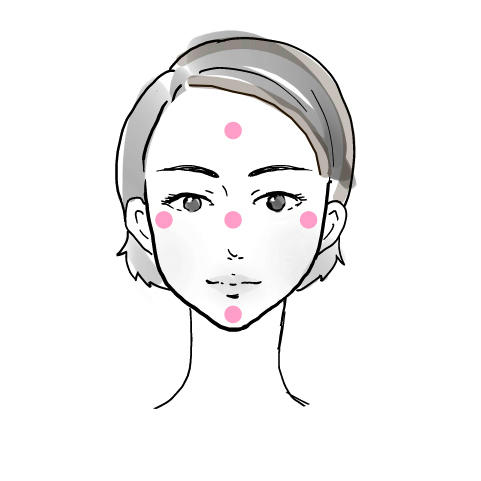 日焼け止めの塗り方1